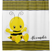 Rideaux De Douche Abeille douce de bébé (Devant)