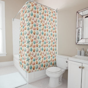Rideaux De Douche Abondance des coquilles