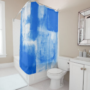 Rideaux De Douche Abrégé sur bleu