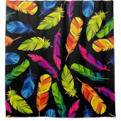 Rideaux De Douche Abstract colorful feather explosion (Devant)