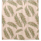 Rideaux De Douche Abstract Leaf Pattern (Devant)