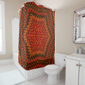 Rideaux De Douche Abstract modern mosaic kaleidoscopic (En situation)