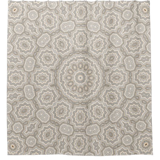 Rideaux De Douche Abstract modern mosaic kaleidoscopic (Devant)
