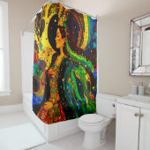 Rideaux De Douche abstract woman 002 (En situation)