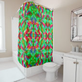 Rideaux De Douche Abstrait (En situation)