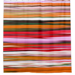 Rideaux De Douche Abstrait #2 : Orange blur