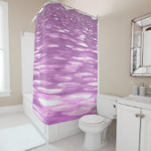 Rideaux De Douche Abstrait #3 : Lilac Shimmer (En situation)