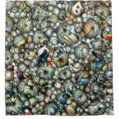 Rideaux De Douche Abstrait 3D coloré (Devant)