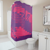 Rideaux De Douche Abstrait Creative concept BD pop art style bla (En situation)