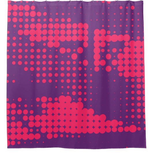 Rideaux De Douche Abstrait Creative concept BD pop art style bla (Devant)