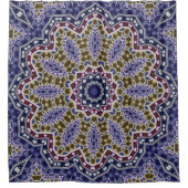 Rideaux De Douche Abstrait folk mandala ethno traditionnel ornementa (Devant)