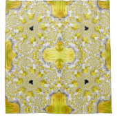 Rideaux De Douche Abstrait Gold Fractal (Devant)