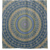 Rideaux De Douche Abstrait mandala ronde sans couture motif kaleidos (Devant)