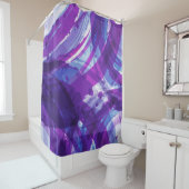 Rideaux De Douche Abstrait moderne (En situation)