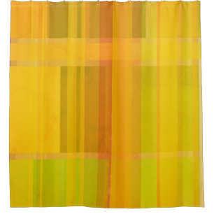 Rideaux De Douche Abstrait moderne Couleurs d'agrumes colorées