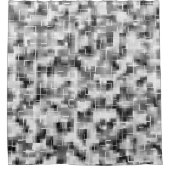 Rideaux De Douche Abstrait noir blanc (Devant)