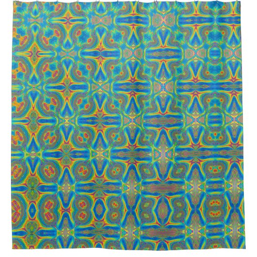 Rideaux De Douche Abstrait unique couleur gras (Devant)