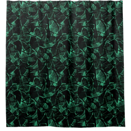 Rideaux De Douche abstrait vert (Devant)