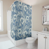 Rideaux De Douche acanthus cobalt denim (En situation)