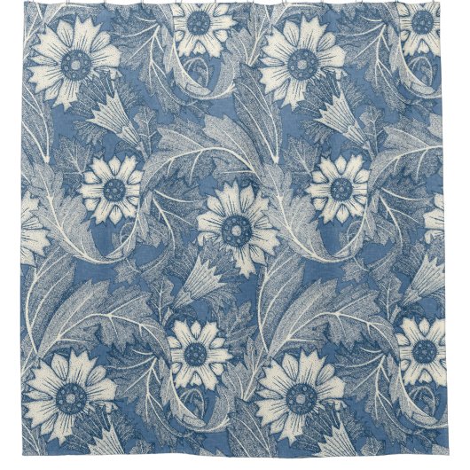 Rideaux De Douche acanthus cobalt denim (Devant)