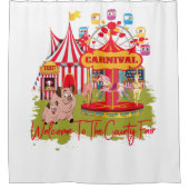 Rideaux De Douche Accueil à la foire régionale - carnaval (Devant)