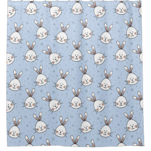 Rideaux De Douche Adorable Lapin Motif lapin