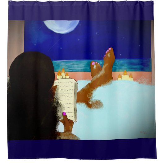 Rideaux De Douche Affiche brillante (Devant)