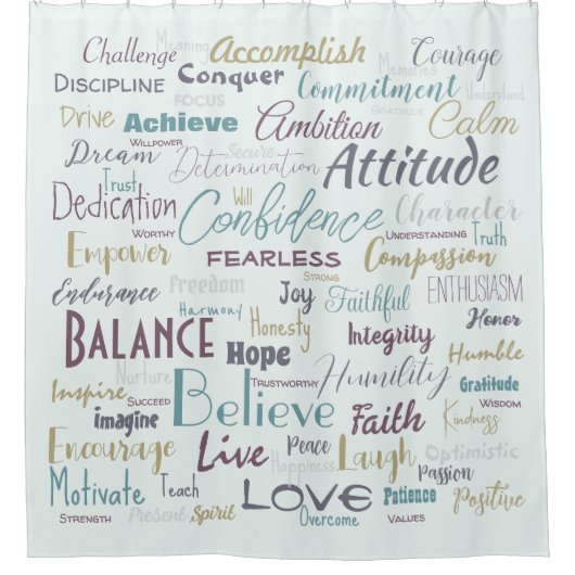 Rideaux De Douche Affirmation (Devant)