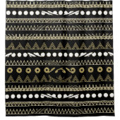 Rideaux De Douche African Style Abstract Motif Shower Curtain (Devant)