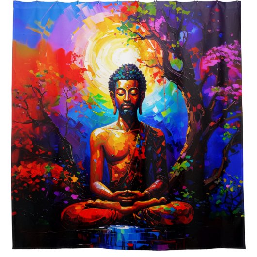 Rideaux De Douche Afrocentrique buddhacore 001 (Devant)