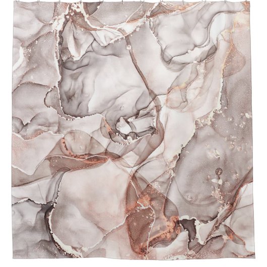 RIDEAUX DE DOUCHE AGATE EN MARBRE D'OR CLAIR PARTIES SCINTILLANT EN (Devant)