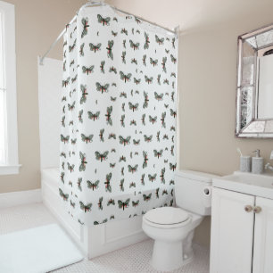 Rideaux De Douche Aglaope infausta - Skeletoniseur feuille amande
