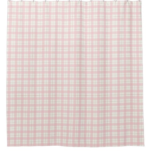 Rideaux De Douche Agritourisme rose simple (Devant)