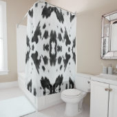 Rideaux De Douche Agritourisme rustique Pays de l'Ouest Cowboy Vache (En situation)