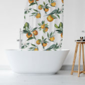Rideaux De Douche Agrumes Chic Aquarelle Imprimer