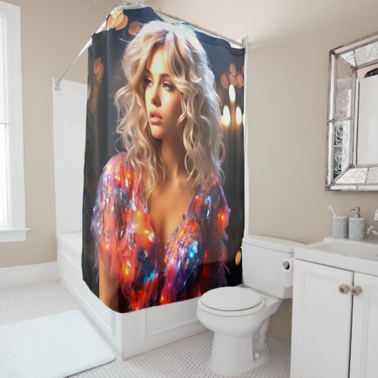 Rideaux De Douche AI Lady (En situation)