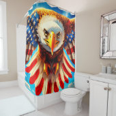 Rideaux De Douche aigle américain (En situation)