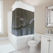 Rideaux De Douche Aigle de Bald en vol (En situation)