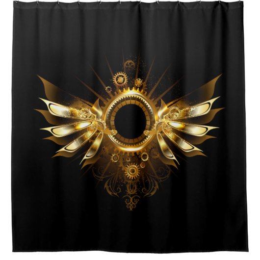 Rideaux De Douche Ailes Steampunk (Devant)
