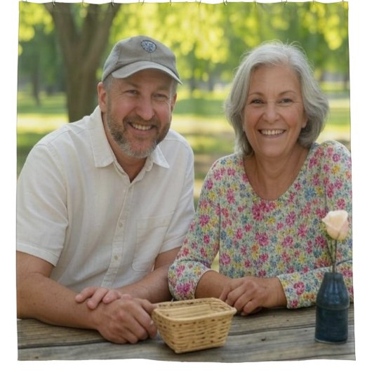 Rideaux De Douche Ajouter une Personnaliser photo retraitée (Devant)