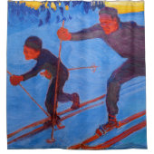 Rideaux De Douche Akseli Gallen-Kallela - Skiers (Devant)