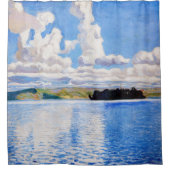 Rideaux De Douche Akseli Gallen-Kallela - Tours Cloud (Devant)