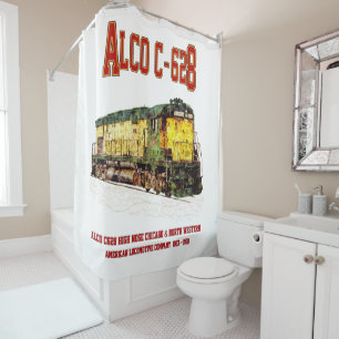 Rideaux De Douche Alco C-628 aka Alco Century 628 Diesel Locomotive