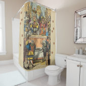 Rideaux De Douche Alice à Wonderland Cheshire Cat Characters (En situation)