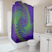 Rideaux De Douche Alien nageant.... (En situation)
