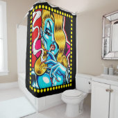 Rideaux De Douche Alien Vampire (En situation)