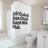 Rideaux De Douche Alimentation de rue vietnamienne (En situation)