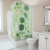 Rideaux De Douche Aliments sains (En situation)