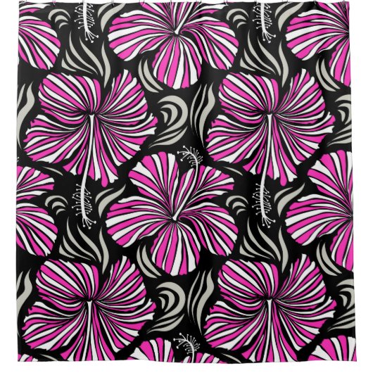 Rideaux De Douche Aloha Hawaii, invitation du Parti Luau sur dossier (Devant)