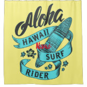 Rideaux De Douche Aloha Hawaii Surf Rider Thunder_Cove (Devant)